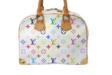画像をギャラリービューアに読み込む, LOUIS VUITTON ルイヴィトン ハンドバッグ M92663 トゥルーヴィル モノグラム ホワイト マルチカラー ゴールド 美品 中古 58149