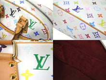 画像をギャラリービューアに読み込む, LOUIS VUITTON ルイヴィトン ハンドバッグ M92663 トゥルーヴィル モノグラム ホワイト マルチカラー ゴールド 美品 中古 58149