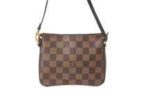 Load image into Gallery viewer, LOUIS VUITTON ルイヴィトン ハンドバッグ ダミエ トゥルース メイクアップ N51982 ブラウン 美品 中古 58155