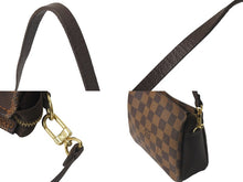 Load image into Gallery viewer, LOUIS VUITTON ルイヴィトン ハンドバッグ ダミエ トゥルース メイクアップ N51982 ブラウン 美品 中古 58155