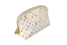 Load image into Gallery viewer, LOUIS VUITTON ルイヴィトン ポーチ マルチカラー ポシェット コスメティック 化粧ポーチ M47354 ゴールド金具 美品 中古 58157