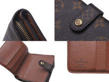 画像をギャラリービューアに読み込む, LOUIS VUITTON ルイヴィトン 二つ折り財布 コンパクトジップ モノグラム M61667 ゴールド金具 美品 中古 58161