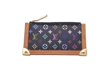 画像をギャラリービューアに読み込む, LOUIS VUITTON ルイヴィトン コインケース ポシェットクレ モノグラム マルチカラー 村上隆 M92654 ゴールド金具 美品 中古 58164
