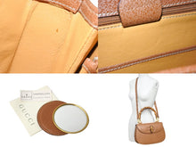 画像をギャラリービューアに読み込む, GUCCI グッチ ショルダーバッグ 2WAY ブラウン バンブー レザー 000-2113-0633 ゴールド金具 美品 中古 58177