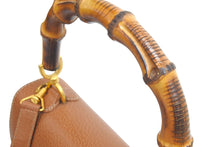 画像をギャラリービューアに読み込む, GUCCI グッチ ショルダーバッグ 2WAY ブラウン バンブー レザー 000-2113-0633 ゴールド金具 美品 中古 58177