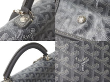 画像をギャラリービューアに読み込む, 極美品 GOYARD ゴヤール リュック デイパック サンレジェ バックバック PVC レザー グレー 中古 58180