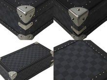 Load image into Gallery viewer, 未使用 LOUIS VUITTON N48226 ルイヴィトン トランク コフレ 8 モントル 時計ケース ダミエグラッフィット ブラック シルバー金具 中古 58202