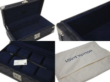 Load image into Gallery viewer, 未使用 LOUIS VUITTON N48226 ルイヴィトン トランク コフレ 8 モントル 時計ケース ダミエグラッフィット ブラック シルバー金具 中古 58202