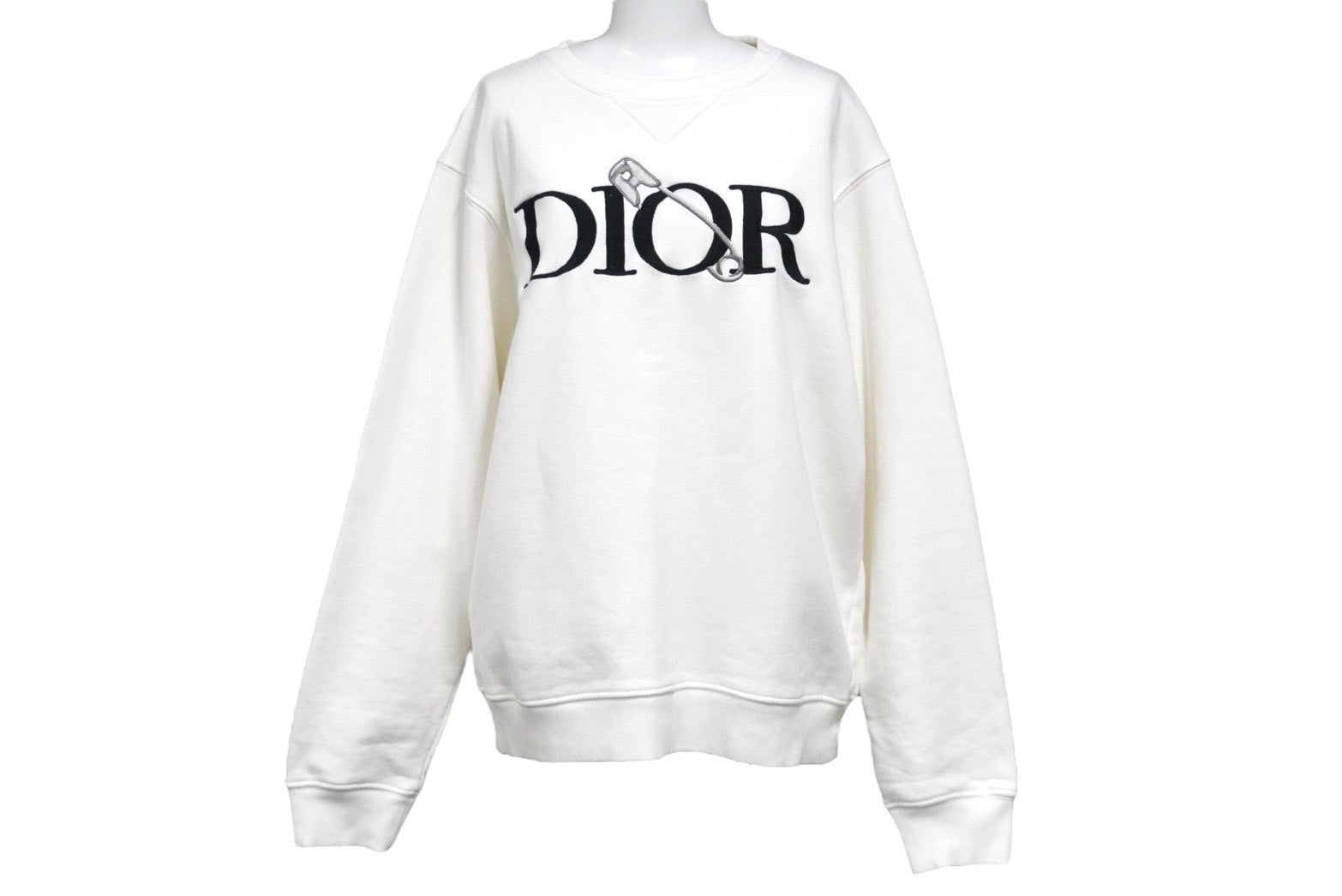 極美品 Dior ディオール スウェット ジュディブレイムス 安全ピン 043J604A0531 ホワイト ブラック サイズM 中古 58205 –  Casanova Vintage