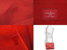 画像をギャラリービューアに読み込む, LOUIS VUITTON ルイヴィトン チェーンショルダーバッグ マイロックミーBB M51419 レッド シルバー金具 美品 中古 58212