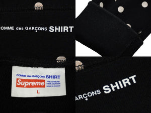 シュプリーム SUPREME COMME des GARCONS ボックスロゴパーカー 2012SS ブラック サイズL 良品 中古 58214