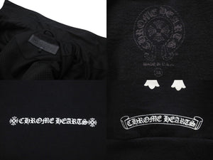 CHROME HEARTS クロムハーツ パーカー フーディー クロス セメタリークロス ブラック サイズM 美品 中古 58215