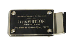 画像をギャラリービューアに読み込む, ルイヴィトン LOUIS VUITTON サンチュール・アンヴァントゥール レザーリバーシブルベルト ブラック 難あり 中古 良品 58220
