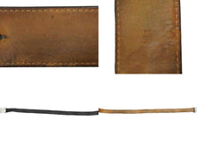 Load image into Gallery viewer, ルイヴィトン LOUIS VUITTON サンチュール ジーンズ ベルト M6812 ブラック シルバーバックル 良品 中古 58221