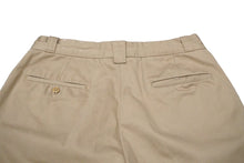 画像をギャラリービューアに読み込む, AtLast&amp;Co アットラスト チノパンツ タックパンツ ベージュ コットン ボタンフライ ベルトループ付き 美品 中古 58245