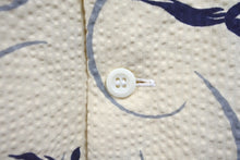 画像をギャラリービューアに読み込む, butcher products ブッチャー プロダク 長袖シャツ タグなし ベージュ ネイビーブルー 16 1/2 美品 中古 58246