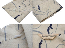 画像をギャラリービューアに読み込む, butcher products ブッチャー プロダク 長袖シャツ タグなし ベージュ ネイビーブルー 16 1/2 美品 中古 58246