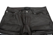 画像をギャラリービューアに読み込む, MLVINCE メルヴィンスTYPE2 PARACHUTE SLIM CARGO PANTS カーゴパンツポリエステル ブラウン サイズ32 中古 58247