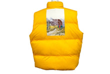 画像をギャラリービューアに読み込む, GUCCI×THE NORTH FACE グッチ×ザノースフェイス ダウンベスト イエロー レッド プリント 663761 XAAC2 サイズXL 美品 中古 58249