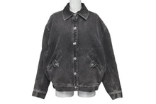 画像をギャラリービューアに読み込む, 極美品 CHANEL シャネル ジャケット デニムジャケット ココマーク レディース P74033V65658 グレー系 シルバー金具 中古 58269