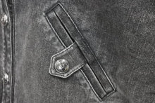 画像をギャラリービューアに読み込む, 極美品 CHANEL シャネル ジャケット デニムジャケット ココマーク レディース P74033V65658 グレー系 シルバー金具 中古 58269