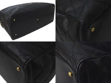 画像をギャラリービューアに読み込む, CHANEL シャネル ボストンバッグ ボーリングボストンバック キャビアスキン 8番台 ブラック ゴールド金具 良品 中古 58274