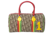 Load image into Gallery viewer, Christian Dior クリスチャンディオール ハンドバッグ トロッター ブラウン ラスタカラー シルバー金具 美品 中古 58275