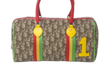 Load image into Gallery viewer, Christian Dior クリスチャンディオール ハンドバッグ トロッター ブラウン ラスタカラー シルバー金具 美品 中古 58275