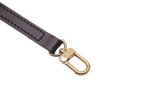 Load image into Gallery viewer, LOUIS VUITTON ルイヴィトン ショルダーストラップ ダミエ アルマBB ストラップ レザー ダークブラウン ゴールド 美品 中古 58286