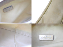 Load image into Gallery viewer, PRADA プラダ ハンドバッグ ワンショルダー ホーボー テスート ナイロン ベージュ トライアングルロゴ 良品 中古 58287