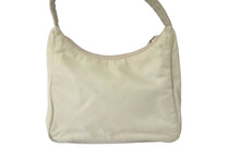 Load image into Gallery viewer, PRADA プラダ ハンドバッグ ワンショルダー ホーボー テスート ナイロン ベージュ トライアングルロゴ 良品 中古 58287