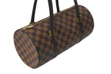 画像をギャラリービューアに読み込む, 極美品 LOUIS VUITTON ルイヴィトン ハンドバッグ N51303 パピヨン 30 ダミエ ブラウン ゴールド金具 中古 58303