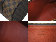 画像をギャラリービューアに読み込む, 極美品 LOUIS VUITTON ルイヴィトン ハンドバッグ N51303 パピヨン 30 ダミエ ブラウン ゴールド金具 中古 58303