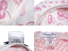 Load image into Gallery viewer, Christian Dior クリスチャンディオール ハンチング 帽子 ガリアーノ期 トロッター柄 LGP04002 コットン ピンク 57 良品 中古 58314