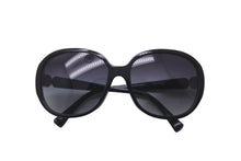 Load image into Gallery viewer, CHANEL シャネル オーバル サングラス ココマーク 5285-A 58□17 ブラック ロゴ アイウェア 小物 美品 中古 58327