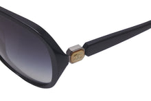 Load image into Gallery viewer, CHANEL シャネル オーバル サングラス ココマーク 5285-A 58□17 ブラック ロゴ アイウェア 小物 美品 中古 58327