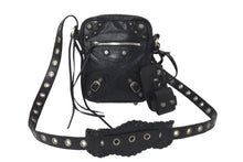 画像をギャラリービューアに読み込む, BALENCIAGA バレンシアガ ル カゴール ショルダーバッグ ブラック 719065210kr1000 シルバー金具 現行 美品 中古 58334