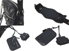 画像をギャラリービューアに読み込む, BALENCIAGA バレンシアガ ル カゴール ショルダーバッグ ブラック 719065210kr1000 シルバー金具 現行 美品 中古 58334