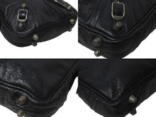 画像をギャラリービューアに読み込む, BALENCIAGA バレンシアガ ル カゴール ショルダーバッグ ブラック 719065210kr1000 シルバー金具 現行 美品 中古 58334