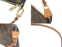 Load image into Gallery viewer, 極美品 LOUIS VUITTON ルイヴィトン ハンドバッグ ポシェットアクセソワール M51980 モノグラム ブラウン ゴールド 中古 58335