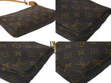 Load image into Gallery viewer, 極美品 LOUIS VUITTON ルイヴィトン ハンドバッグ ポシェットアクセソワール M51980 モノグラム ブラウン ゴールド 中古 58335