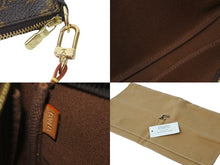 Load image into Gallery viewer, 極美品 LOUIS VUITTON ルイヴィトン ハンドバッグ ポシェットアクセソワール M51980 モノグラム ブラウン ゴールド 中古 58335