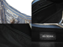 画像をギャラリービューアに読み込む, BALENCIAGA バレンシアガ ルカゴール ミニ BB デニム ショルダーバッグ 695814210E34716 ロゴ 現行 美品 中古 58336