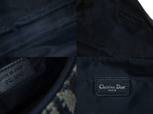 Load image into Gallery viewer, Christian Dior クリスチャンディオール ハンドバッグ トロッター柄 アクセサリーポーチ PZ1021 シルバー金具 美品 中古 58340