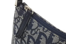 Load image into Gallery viewer, Christian Dior クリスチャンディオール ハンドバッグ トロッター柄 アクセサリーポーチ PZ1021 シルバー金具 美品 中古 58340