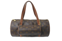 画像をギャラリービューアに読み込む, LOUIS VUITTON ルイヴィトン ハンドバッグ パピヨン30 M51365 モノグラムキャンバス ポーチ付き ゴールド金具 良品 中古 58352
