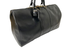 画像をギャラリービューアに読み込む, LOUIS VUITTON ルイヴィトン ボストンバッグ キーポル50 M42962 エピレザー ブラック ゴールド金具 美品 中古 58354