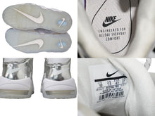 画像をギャラリービューアに読み込む, NIKE ナイキ スニーカー シューズ ウィメンズ エア モア アップテンポ 27cm ホワイト シルバー メンズ 美品 中古 58373