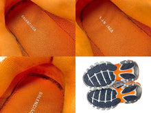 画像をギャラリービューアに読み込む, BALENCIAGA バレンシアガ スニーカー Track トラック エンボスロゴ 542023 ホワイト オレンジ サイズ42 良品 中古 58374