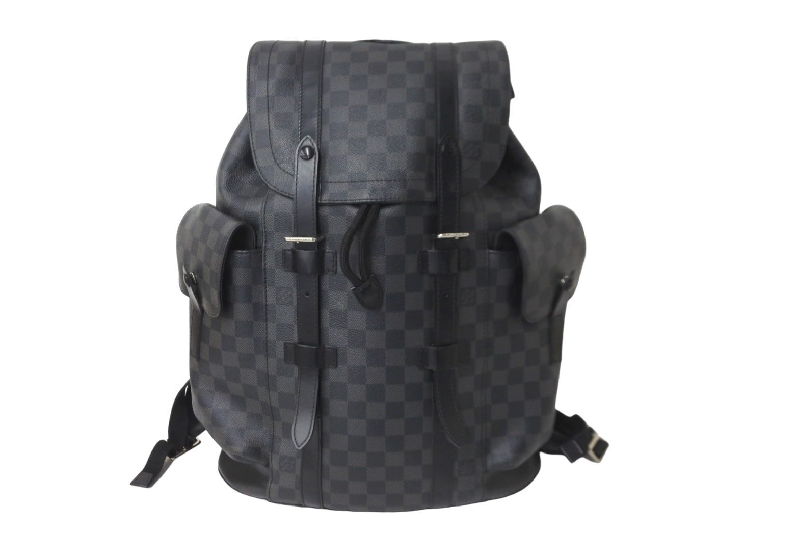 LOUIS VUITTON ルイヴィトン リュック・デイパック クリストファー MM ダミエグラフィット N41379 シルバー金具 美品 中古  58386 – Casanova Vintage